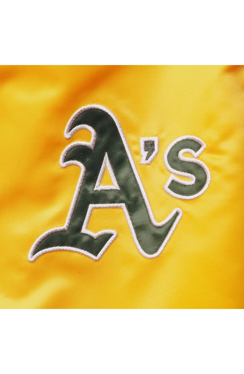 STARTER Women's Starter Gold Oakland Athletics The Legend Full-Snap Jacket, Alternate, color, Gold