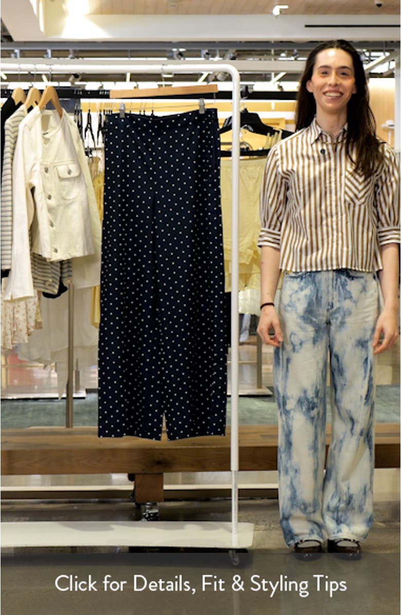 Polka Dot Wide Leg Pants, sales video thumbnail
