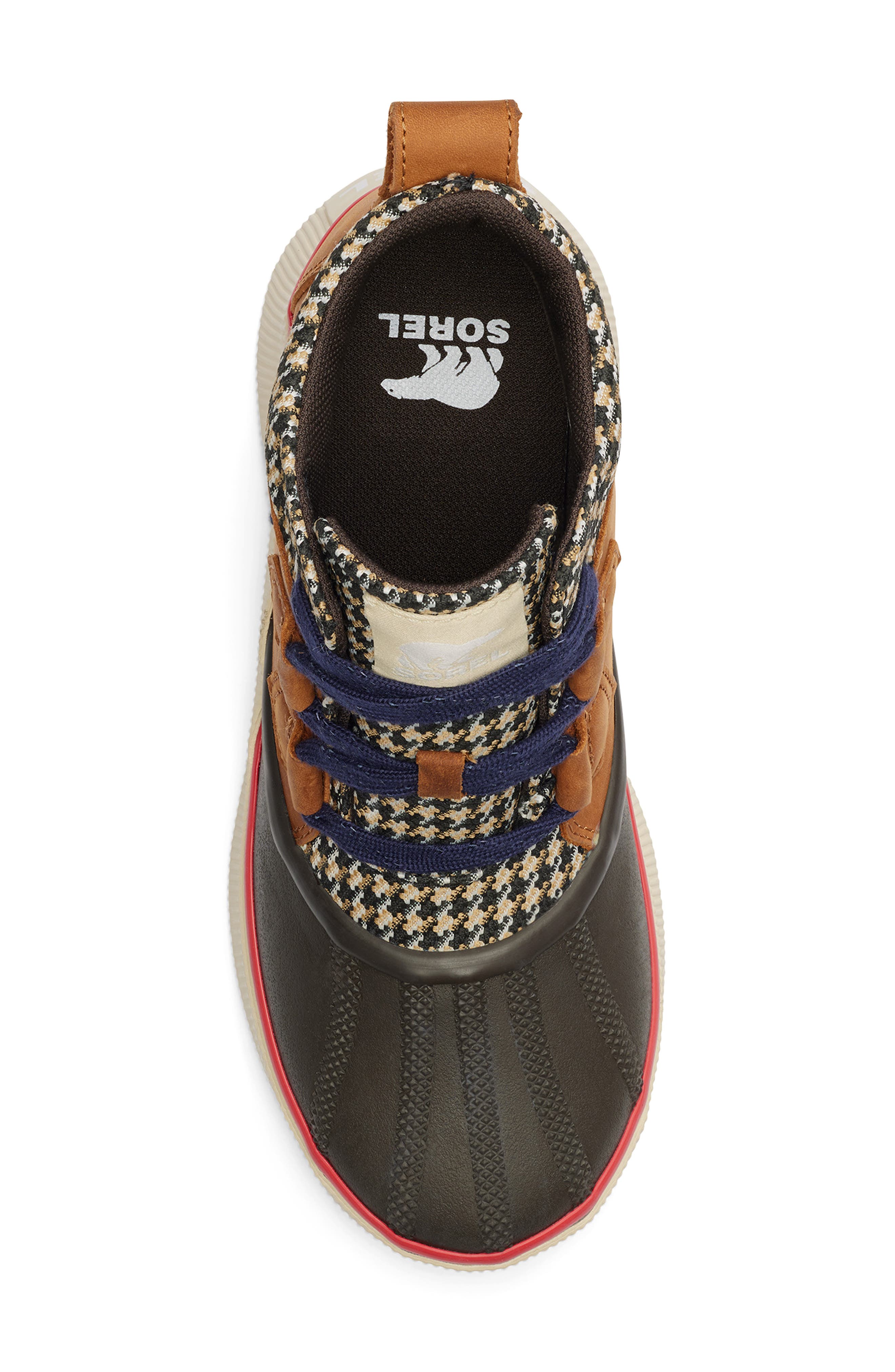 SOREL Out N About IV Classic Waterproof Duck Boot, Alternate, color, Caramel/ Blackened Brown