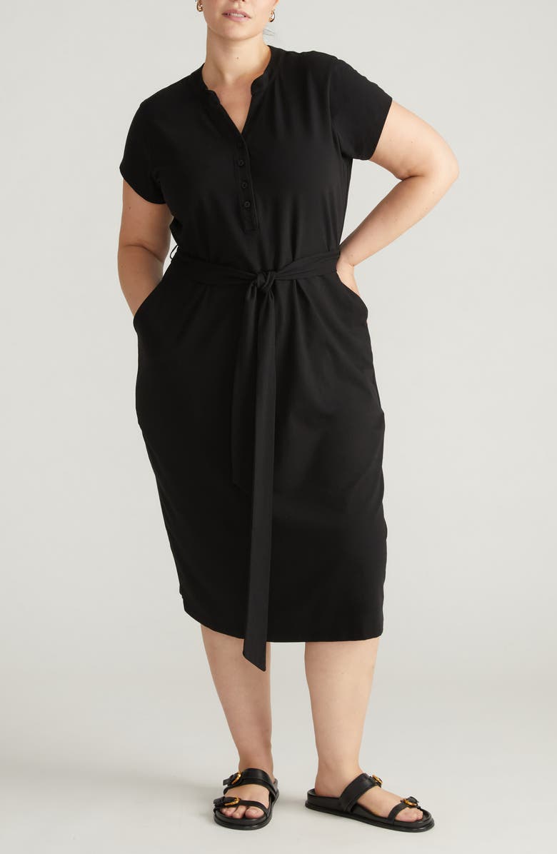 Universal Standard Serengeti Tie Waist Dress, Main, color, 