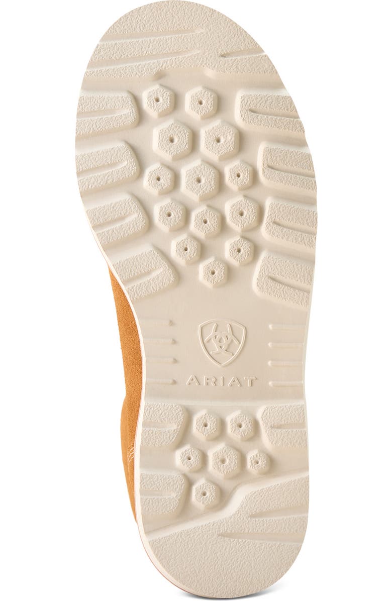 Ariat Kids' Lift Moc Toe Boot, Alternate, color, Wheat Suede