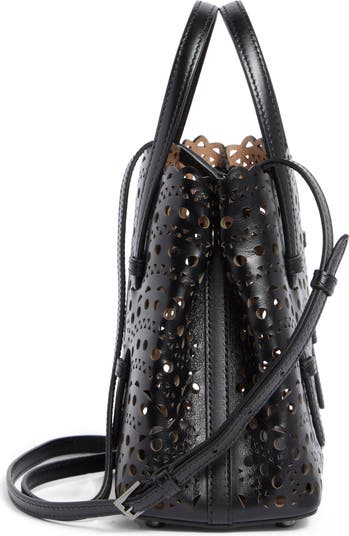 ショルダーバッグ・ポシェット Alaia Mina 20 Perforated Bag ALAIA Mina 20 Tote Bag in Vienne Wave Perforated Leather