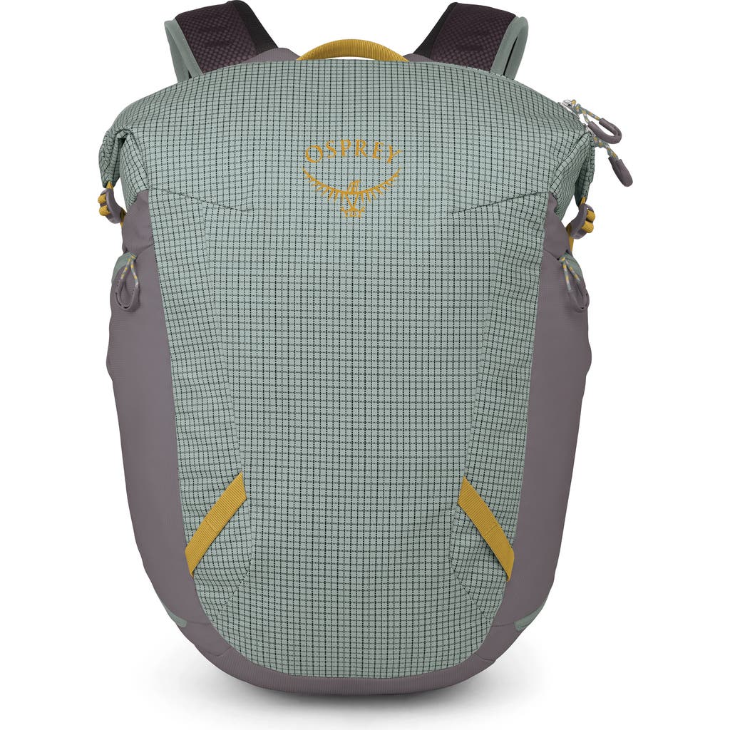 Osprey Transporter 22-liter Zinch Backpack In Frosty Mint/soundwave Grey