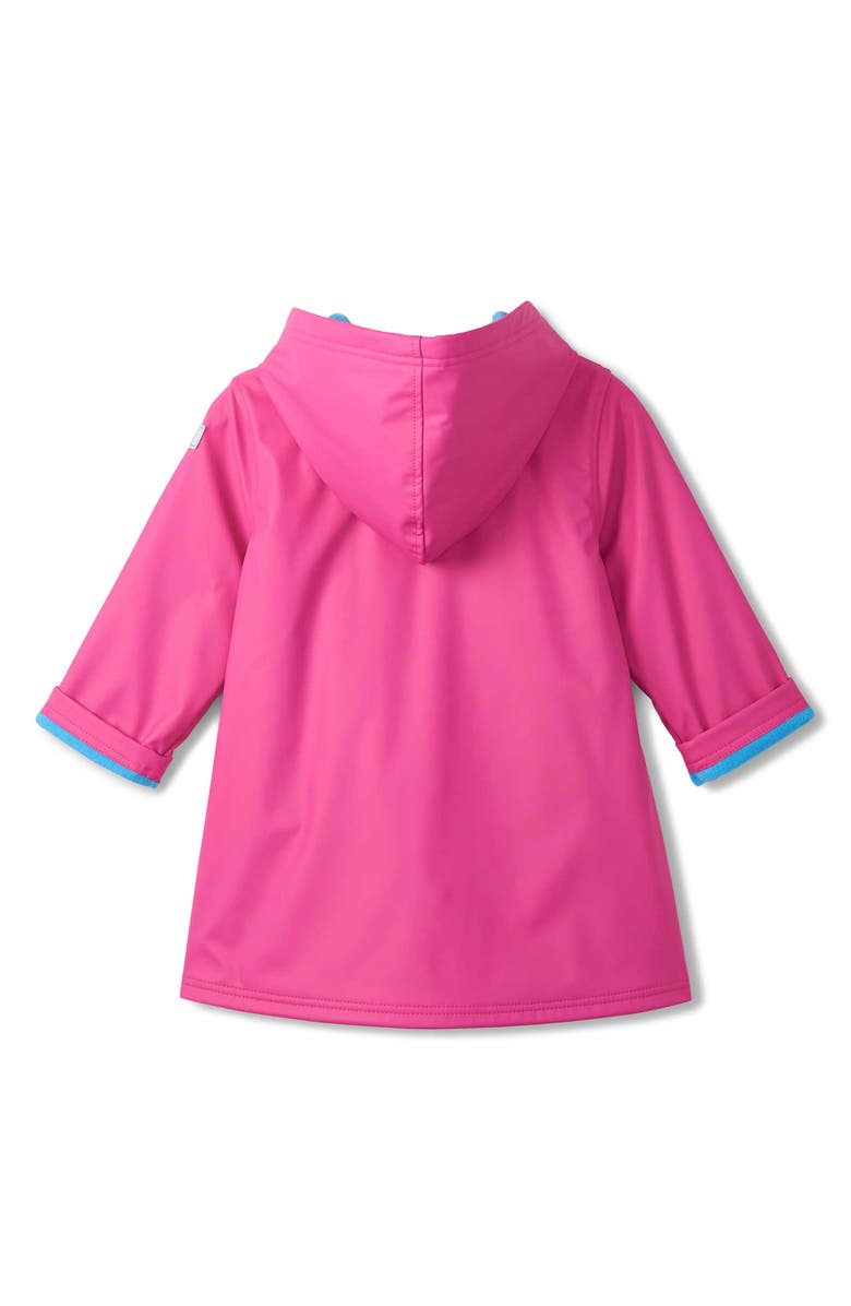 Hatley Kids' Raspberry Rose Waterproof Hooded Raincoat, Alternate, color, 