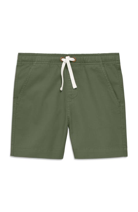 Kids Stretch Chino Drawstring Short (Toddler, Little Kid, Big Kid)