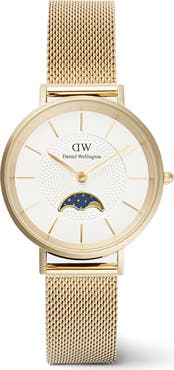 Daniel Wellington Petite Moonphase Bracelet Watch, 32mm