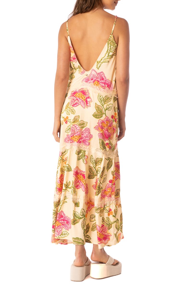 Maaji Rosalia Maxi Dress, Alternate, color, Beige Overflow