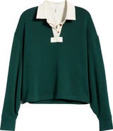 rag & bone Vintage Terry Polo Sweatshirt