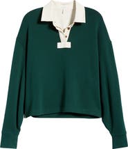 rag & bone Vintage Terry Polo Sweatshirt