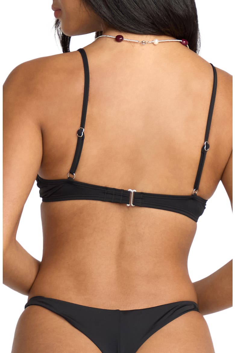 Sol Searcher Reese Underwire Bikini Top, Alternate, color, BLACK PEBBLE