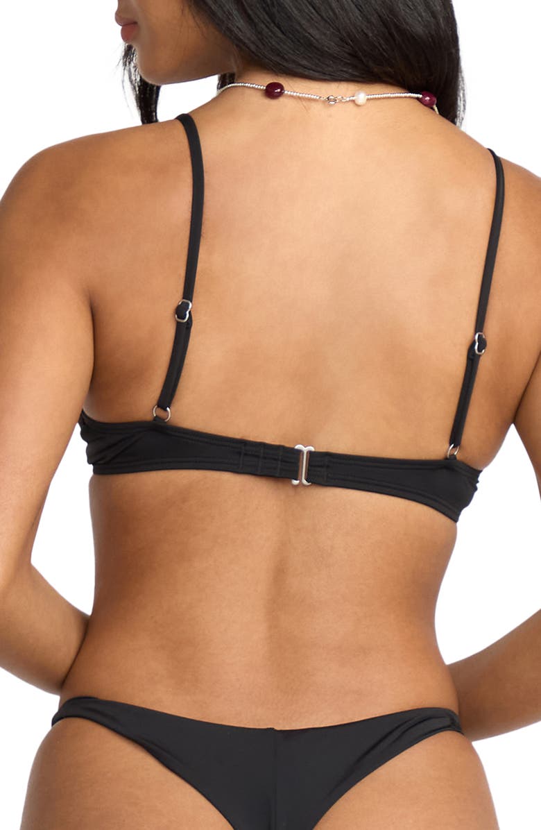 Billabong Sol Searcher Reese Underwire Bikini Top, Alternate, color, Black Pebble