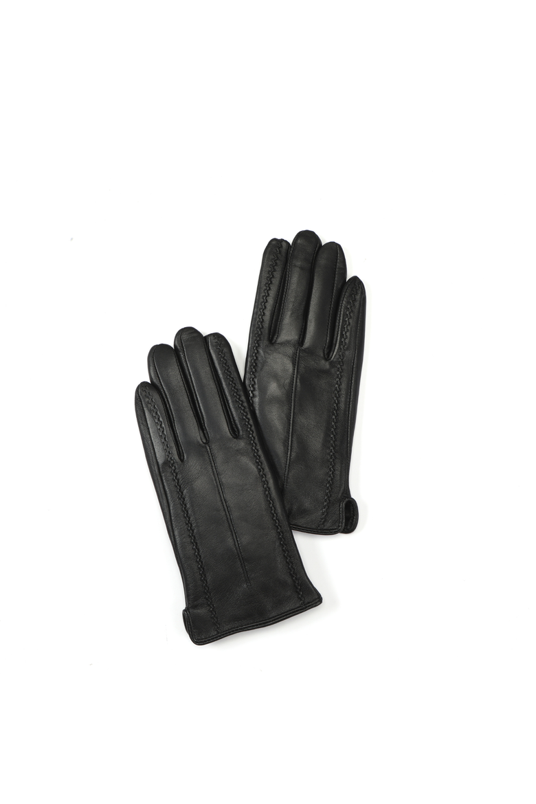 Elise Leather Gloves, Alternate, color, Black