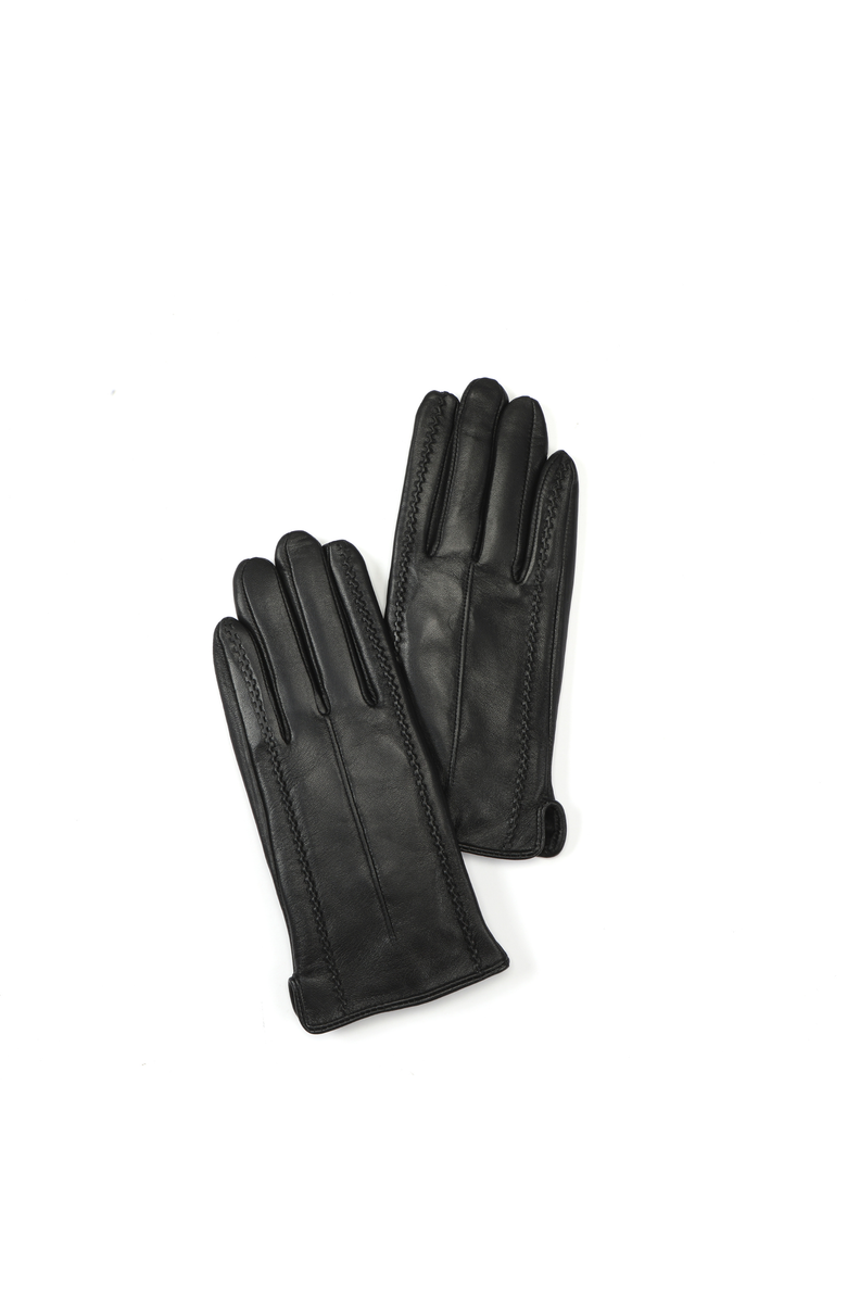 Bob Oré Blue Collection Elise Leather Gloves, Alternate, color, Black