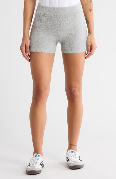 Ziba Fuzzy Knit Shorts