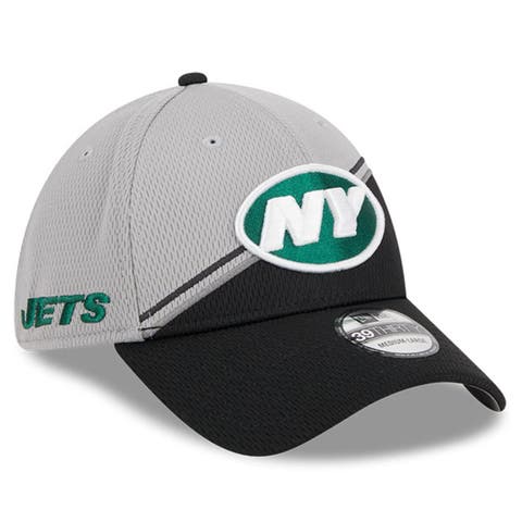 Men's New Era  Gray/Black New York Jets 2023 Sideline 39THIRTY Flex Hat