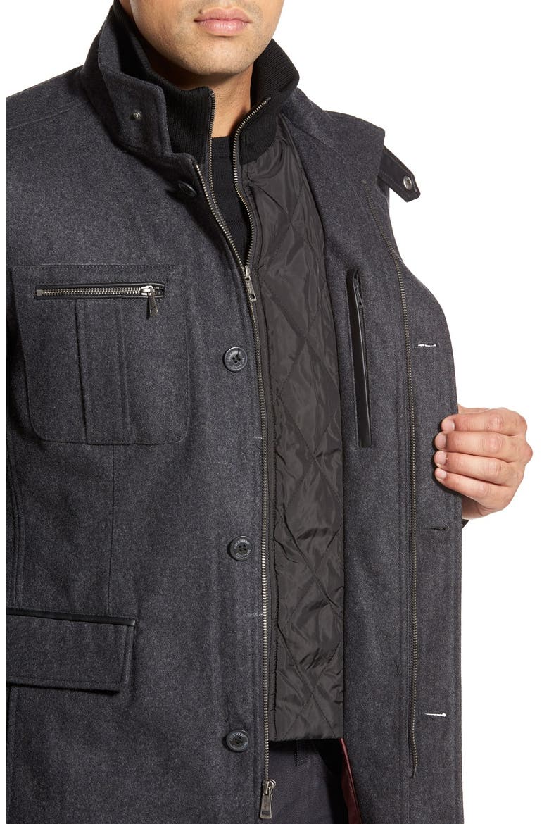 Wool Blend Jacket, Alternate, color, CHARCOAL