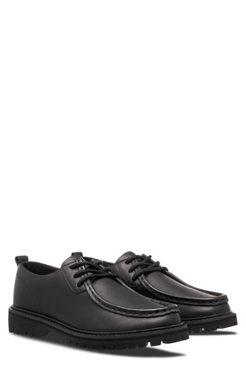 Clae Morrison Low Top Chukka Boot In Antique Black Leather