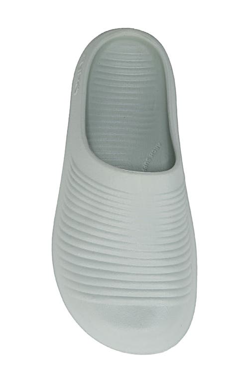 Ryka Women's Echo Recovery Round Toe Slip On Clogs In Icicle Green