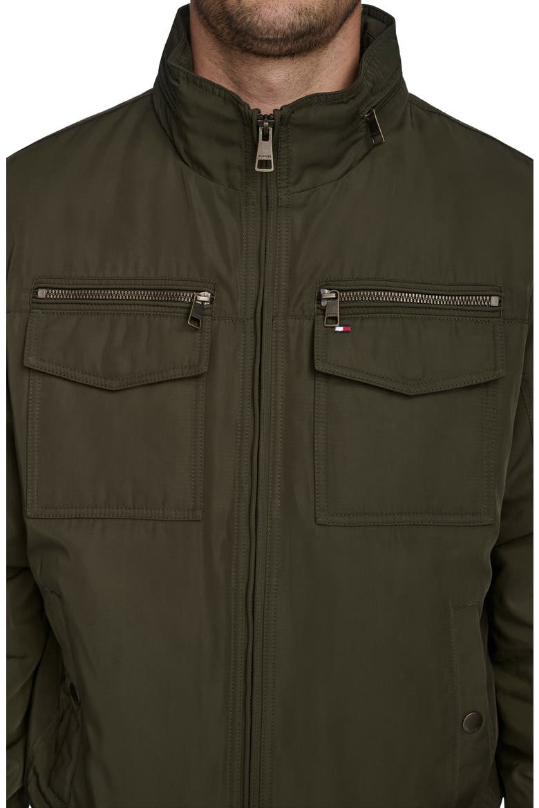 Performance Bomber Jacket, Alternate, color, ARMY GREEN