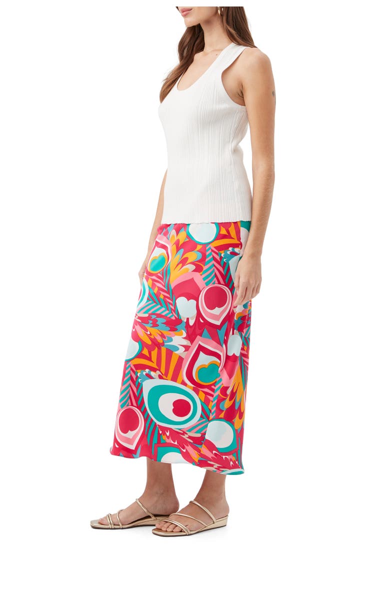 Trina Turk Printed Lighten Up 2 Slip Skirt, Alternate, color,