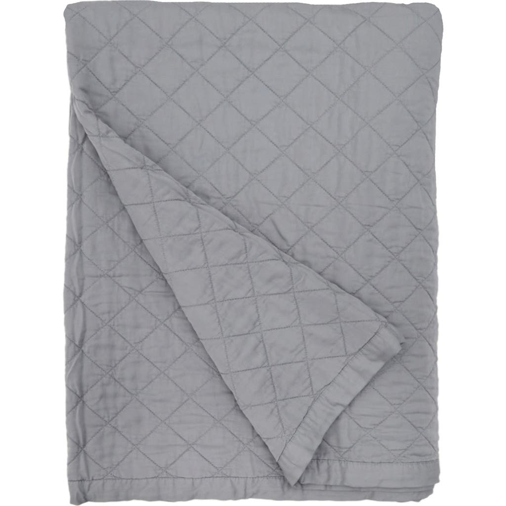 Pom Pom At Home Monaco 300-thread Count Sateen Coverlet In Ocean