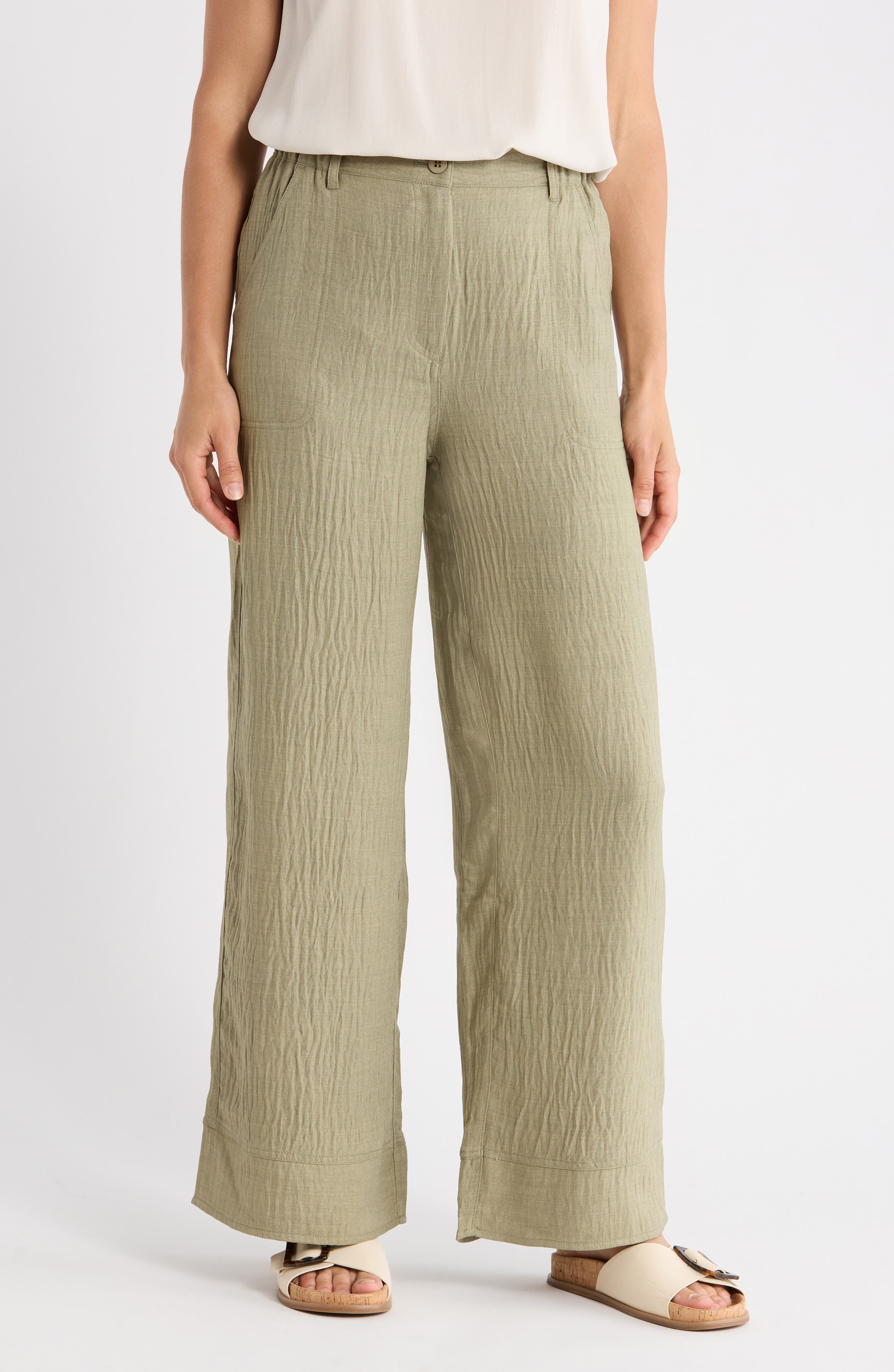 MAX STUDIO Easy Wide Leg Pants
