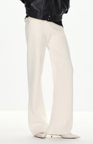 MANGO Fine Knit Straight Leg Pants