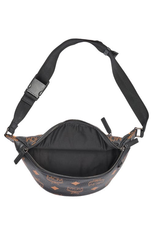 Mcm Fursten Belt Bag In Black