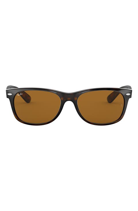 New Wayfarer 55mm Rectangular Sunglasses