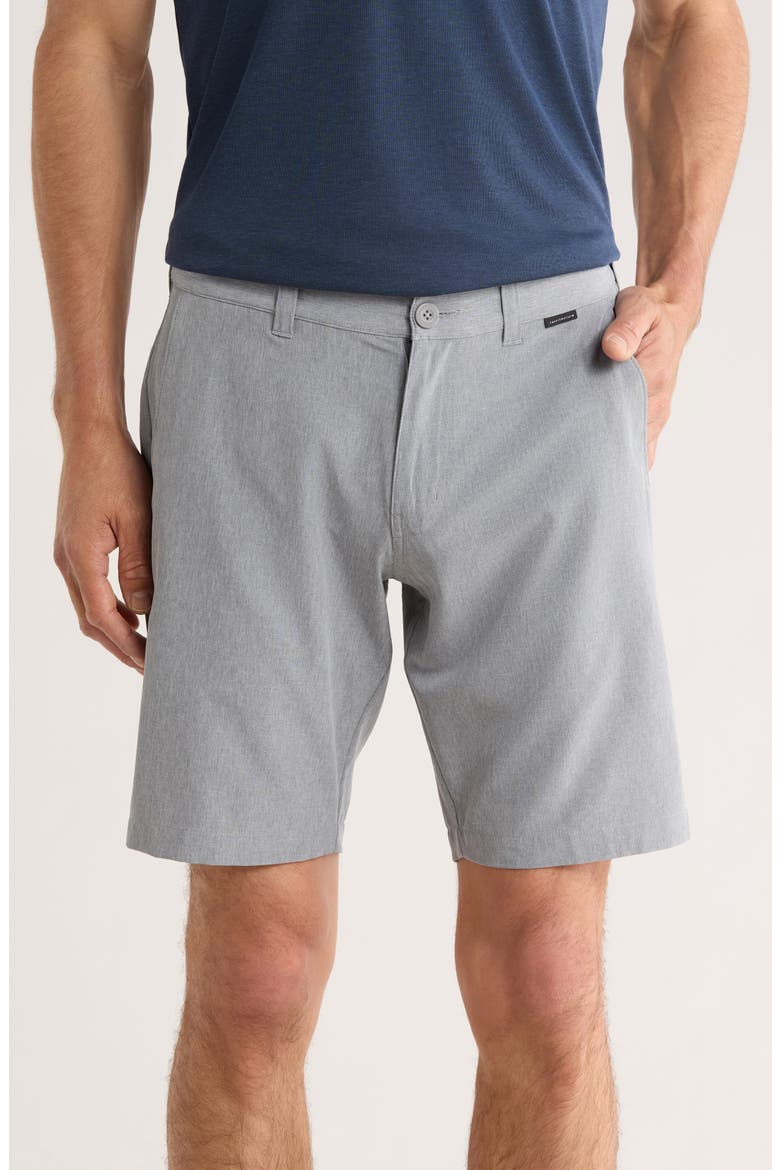Pier Pleasure Shorts, Main, color, HEATHER GREY