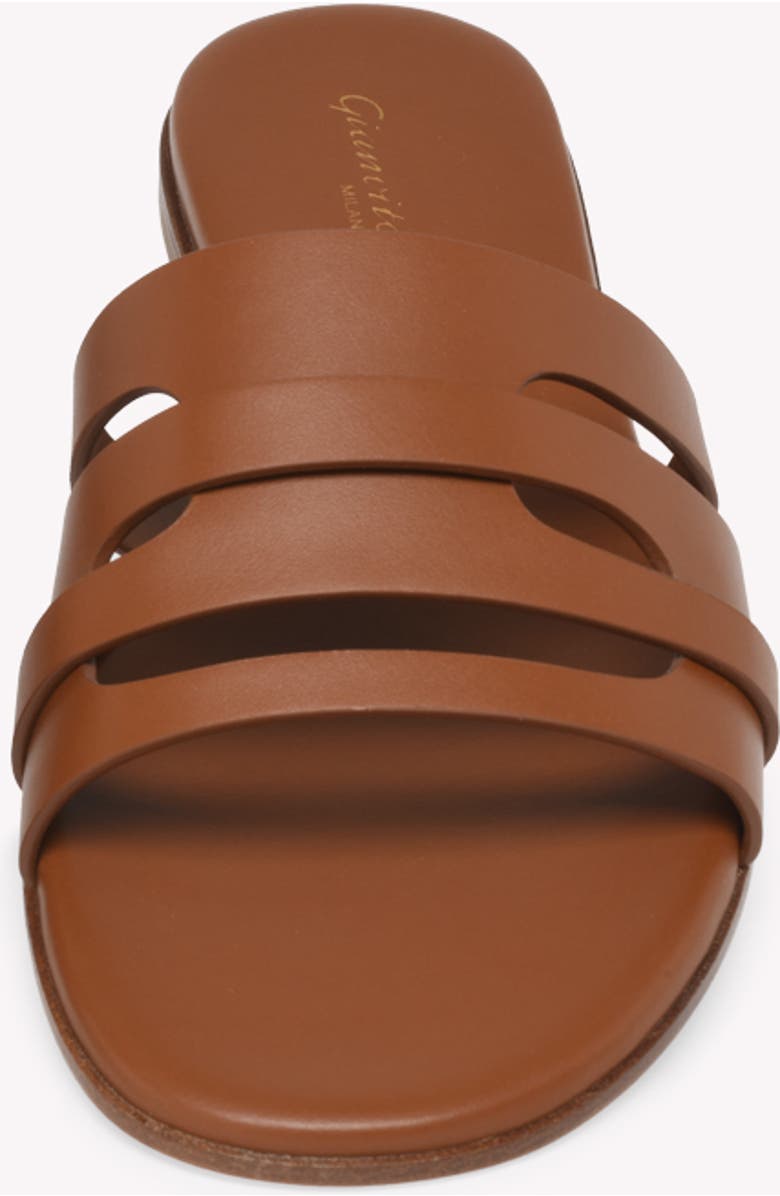 Gianvito Rossi Nora Mule, Alternate, color, Brown Calf