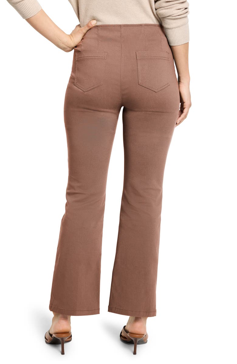 NIC+ZOE Berkeley Wonderstretch Ankle Bootcut Pants, Alternate, color, Cocoa