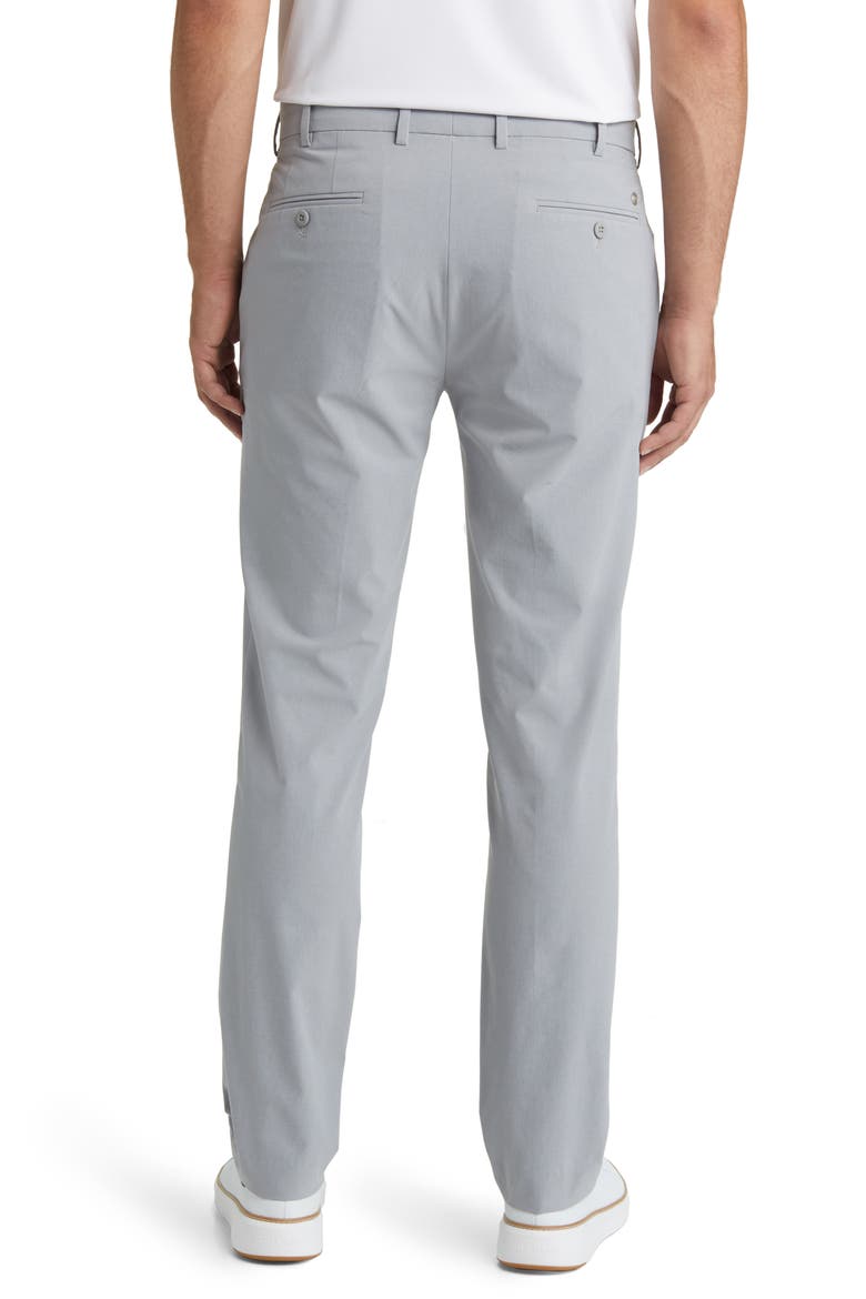 Men's Crown Crafted Surge Performance Flat Front Trousers, Alternate, color, GALE GREY