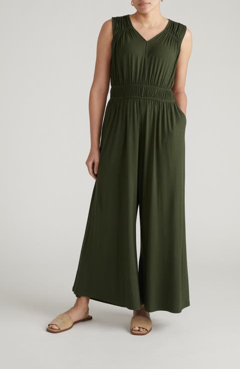 The Zoey Liquid Jersey Wide Leg Jumpsuit