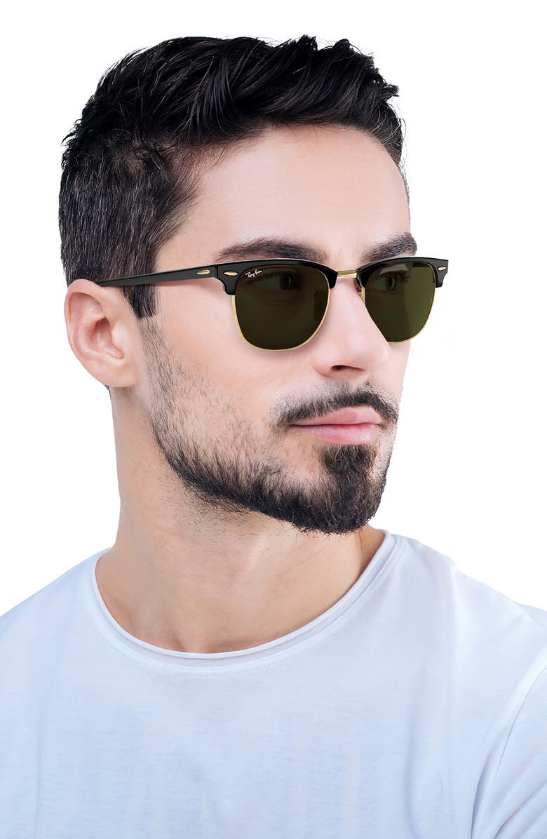 Ray-Ban Clubmaster 51mm Square Sunglasses, Alternate, color,