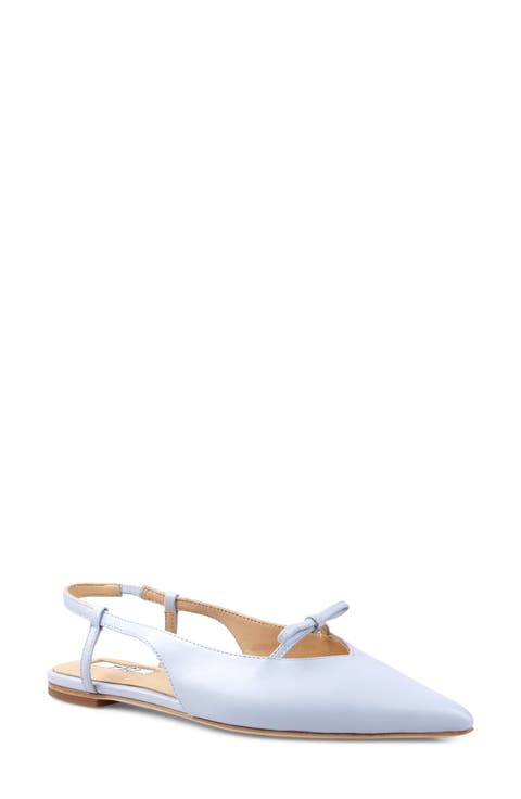 Hala Pointed Toe Slingback Flat