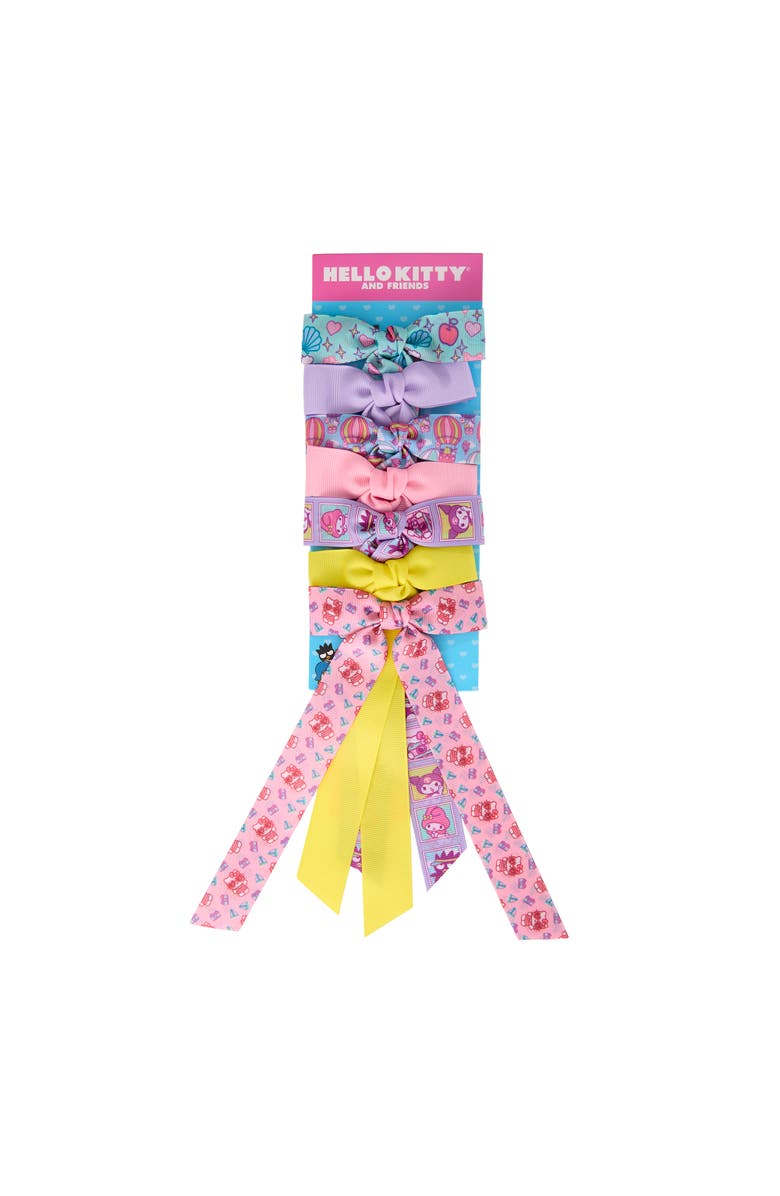 Hello Kitty Long Hair Bows 7-Piece Set - Sanrio Hair Accessories, Alternate, color, Multicolored