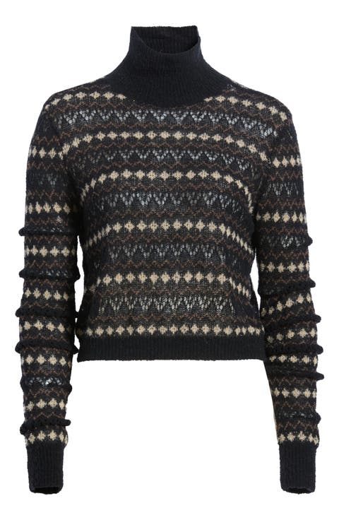 The Delicate Fair Isle Turtleneck Sweater