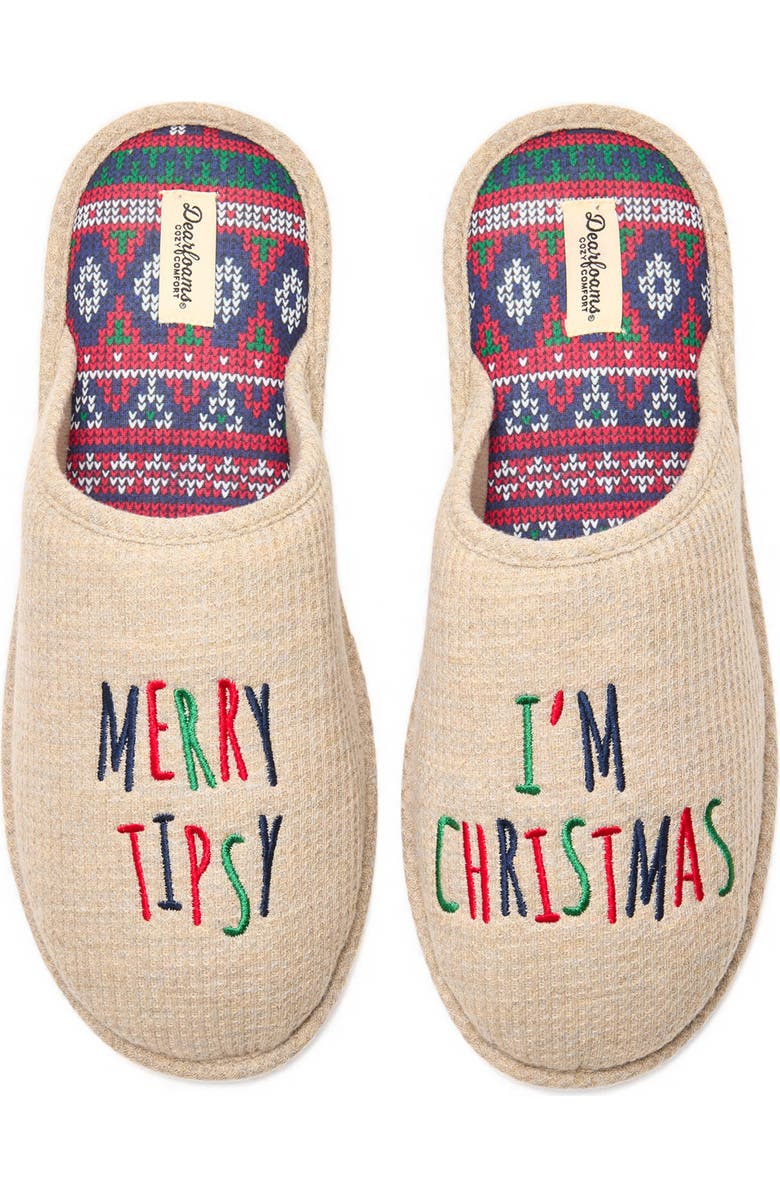 DEARFOAMS Nuthouse Slipper, Alternate, color, Tan