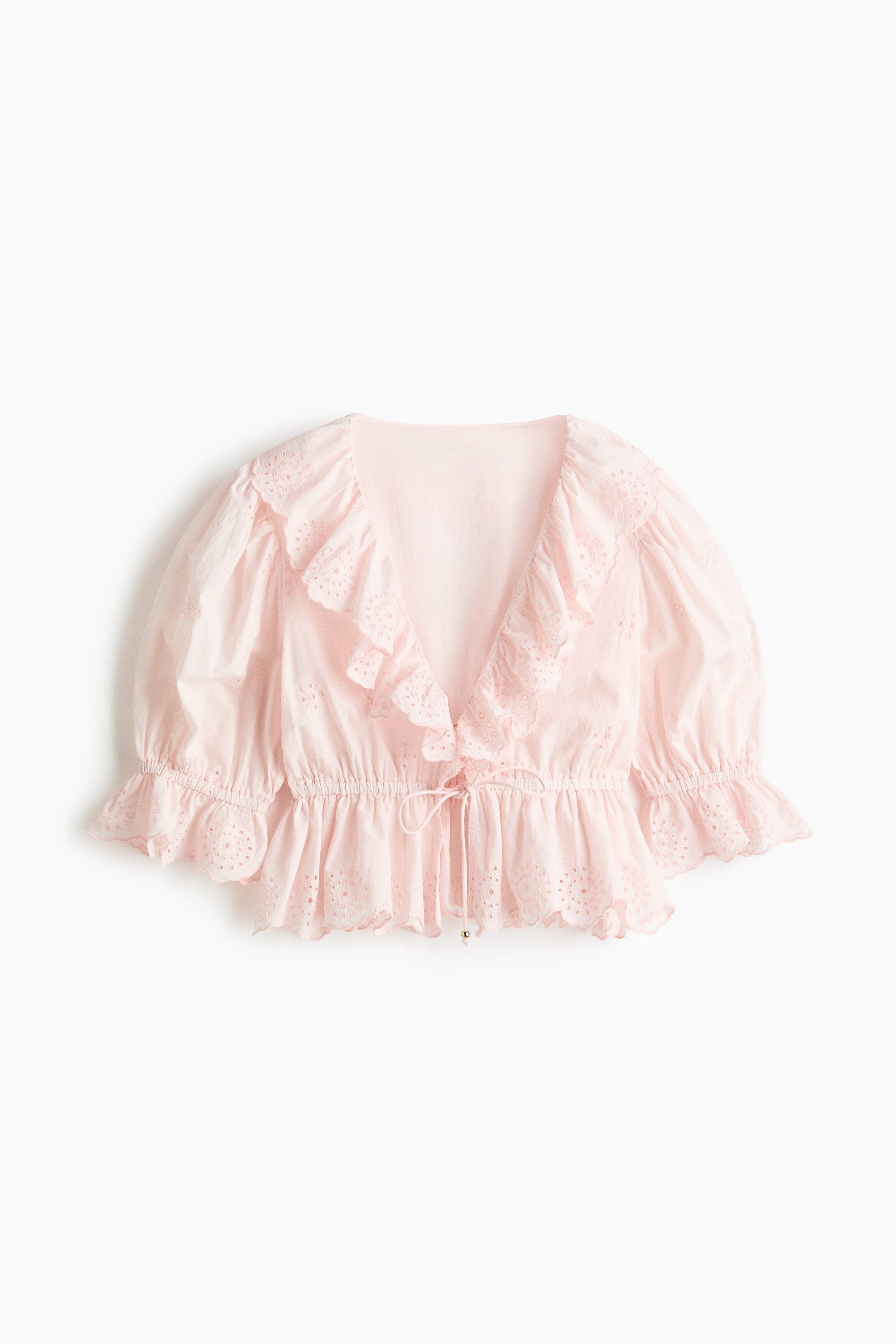 Broderie Anglaise Cotton Blouse - image 3