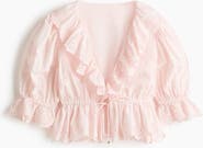 H&M Broderie Anglaise Cotton Blouse