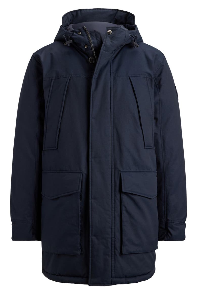 Longline Down Parka, Alternate, color, NAVY