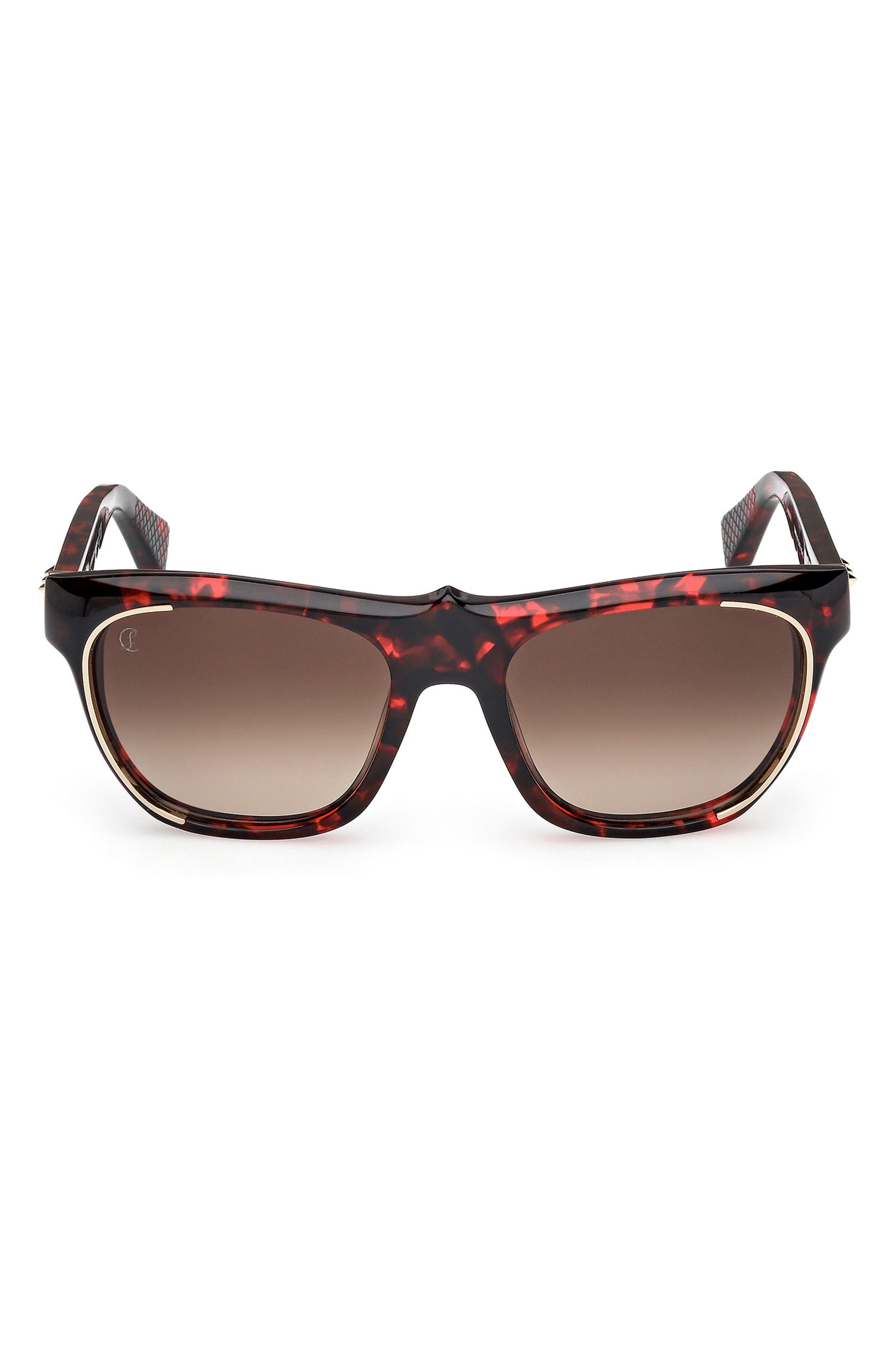 EXCLUSIVE RED HAVANA / SHINY PALE GOLD / ZEISS BROWN GRADIENT LENS
