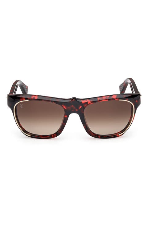 Georges 55mm Square Sunglasses
