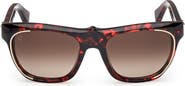 Christian Louboutin Georges 55mm Square Sunglasses