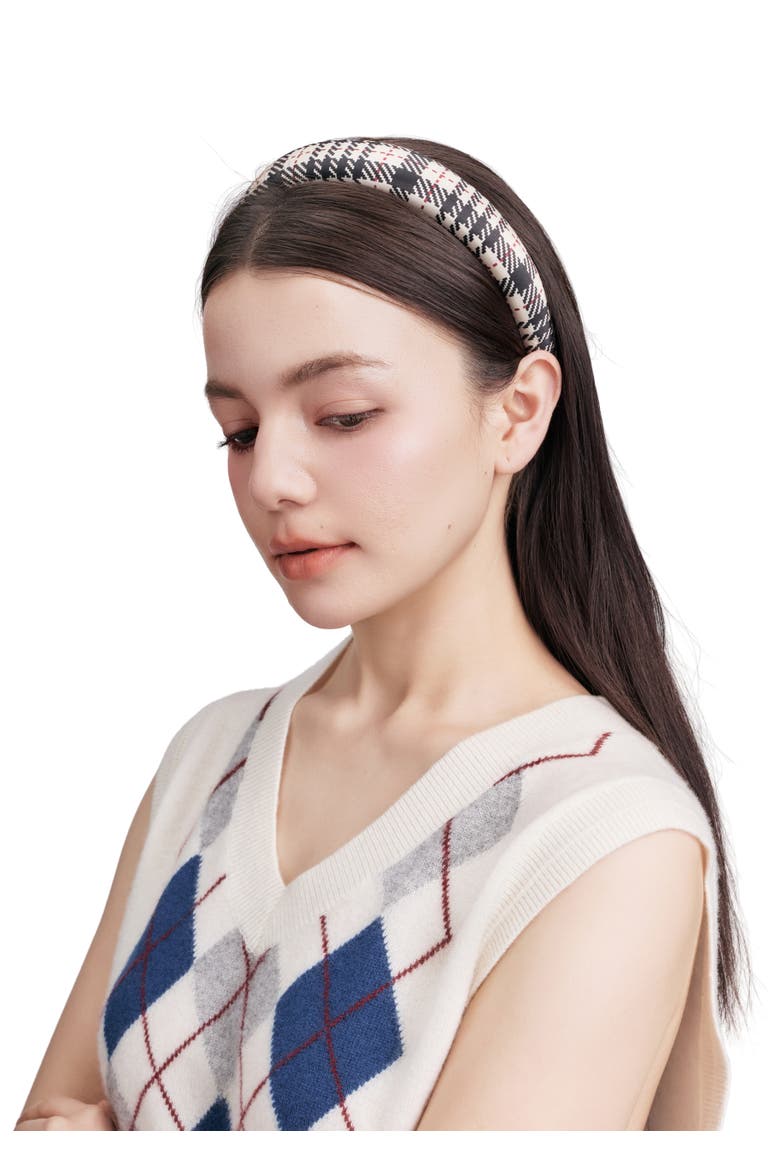 Cordellia Silk Headband, Alternate, color, Beige