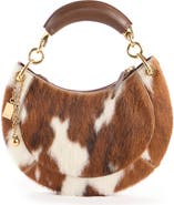 Chloé Banana Genuine Calf Hair Hobo Bag
