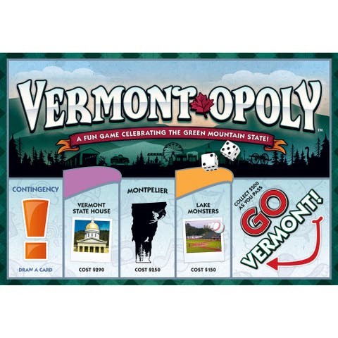 Vermontopoly Monopoly Board Game