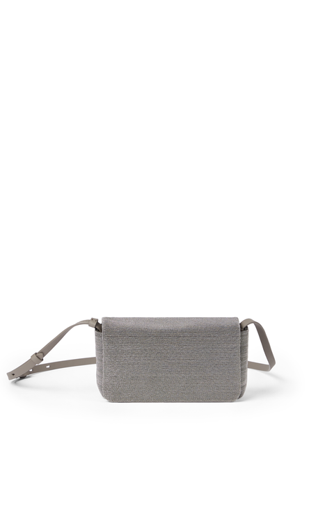 Precious flap bag in grained leather