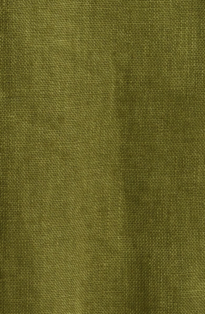 FARM Rio Majestic Garden Embroidered Eyelet Linen Midi Skirt, Alternate, color, Green